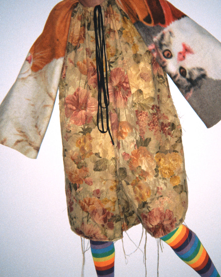 FLORAL FELINE ONESIE