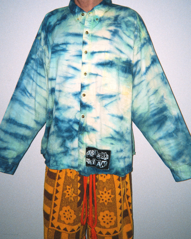 SUMMER POOL BUTTON DOWN