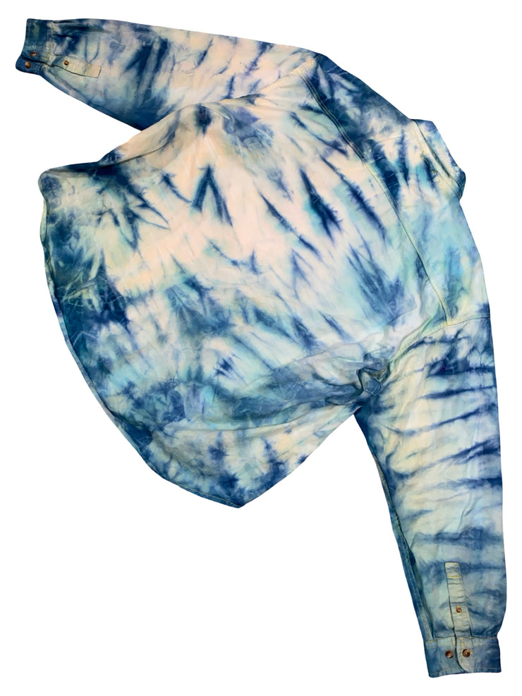 SUMMER POOL BUTTON DOWN