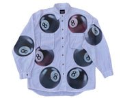 The All Seeing 8 Ball Button Down