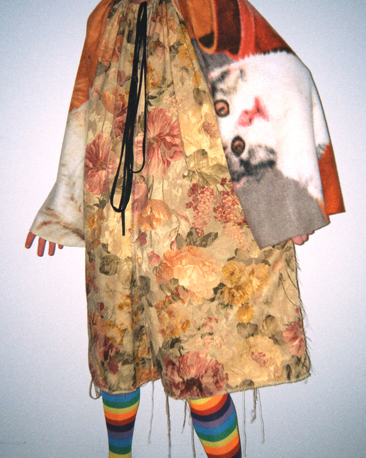 FLORAL FELINE ONESIE