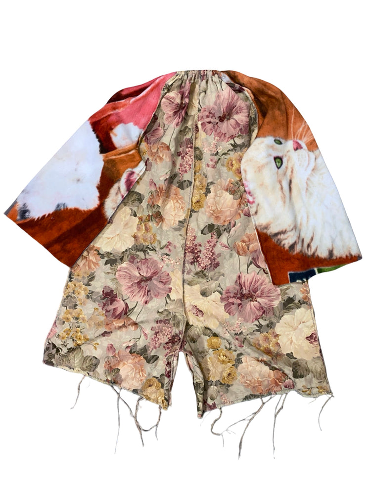 FLORAL FELINE ONESIE