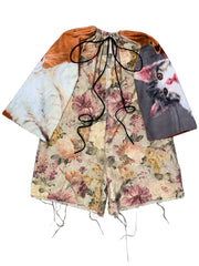 FLORAL FELINE ONESIE