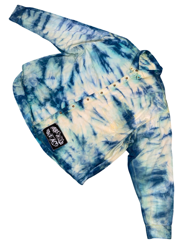 SUMMER POOL BUTTON DOWN