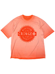 CERTIFIED CONSERVATIVE CRINGE TEE IN TANGERINE